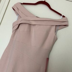 Calvin Klein off the shoulder gown